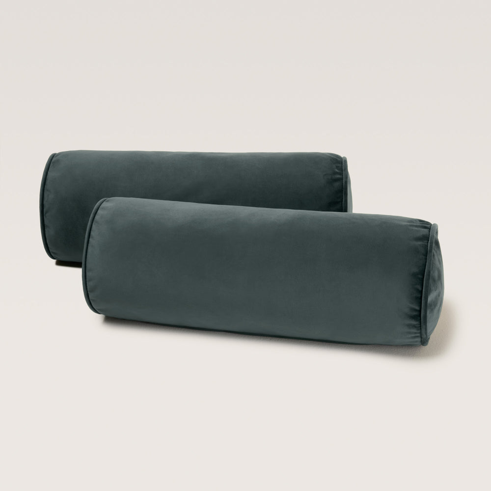 Lot de 2 coussins de dos Cesare ado vintage kaki grisé - 5