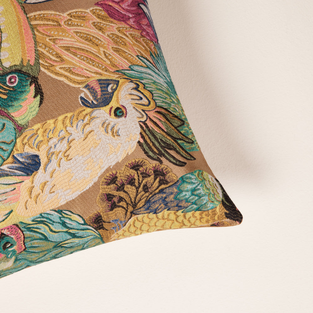 Housse de coussin Jungle Birds Macao - Design exotique - 5