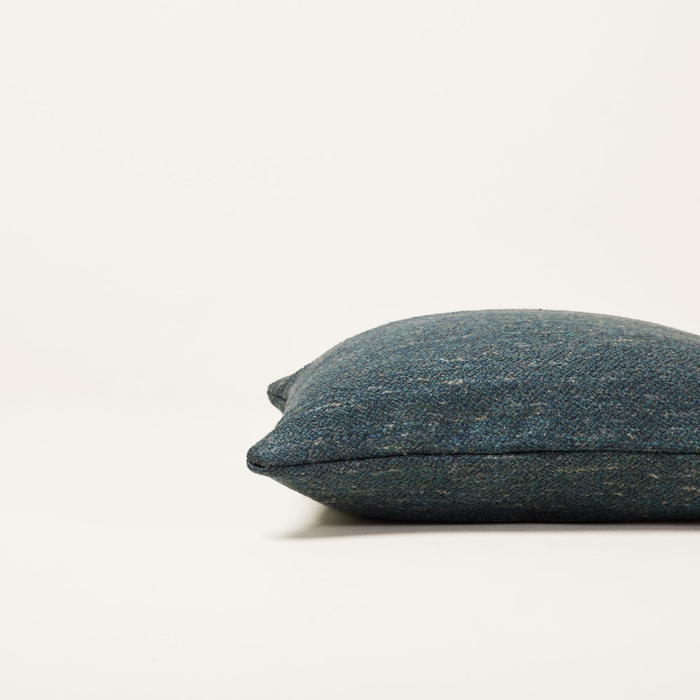 Housse de coussin ORSSO pétrole chiné - 7