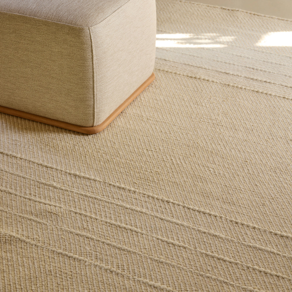 Tapis Design ADRIEL Ivoire et Écru - 4